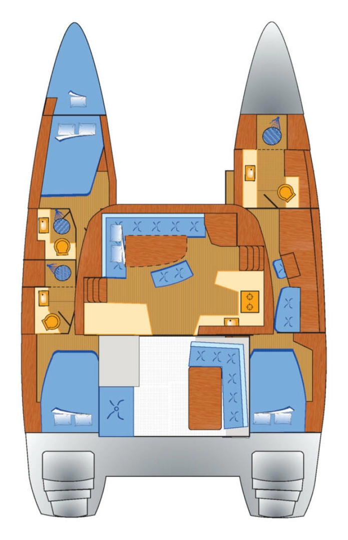 Lagoon Lagoon 42 jednotlivci a charterové společnosti v Biograd Na Moru