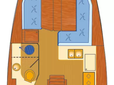 Pronajmout si Jeanneau Sun Odyssey 389 v Pula