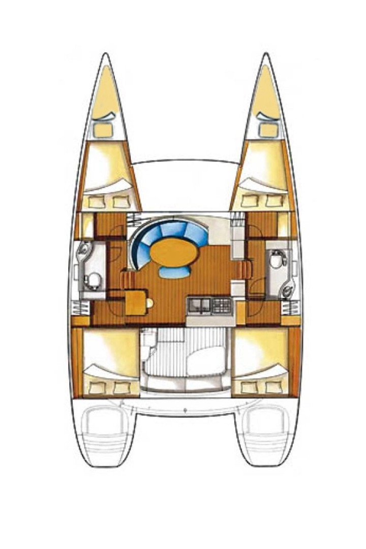 Pronajmout Katamarán se skipperem či ne Lagoon v Punat