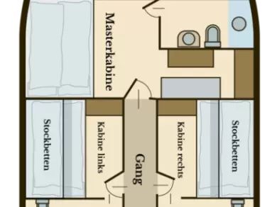 Custom Made Larus - 3 + 1 cab. jednotlivci a charterové společnosti v Pirovac