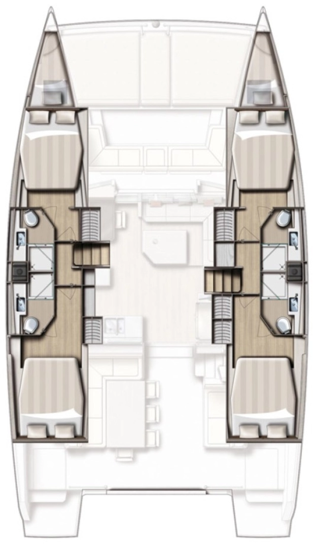Pronájem lodi Bali Bali 4.5 v Rogoznica na Samboatu