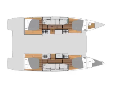 Pronájem Katamarán v Donji Seget -Fountaine Pajot Elba 45