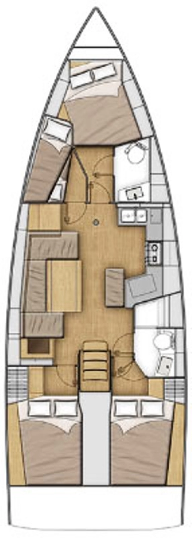 Pronajmout si Bénéteau Oceanis 40.1 v Pomer