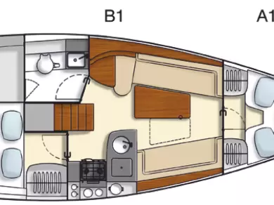 Pronájem jachty v Alimos -Hanse Hanse 325 na Samboatu