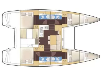 Pronajmout Katamarán se skipperem či ne Lagoon v Alimos