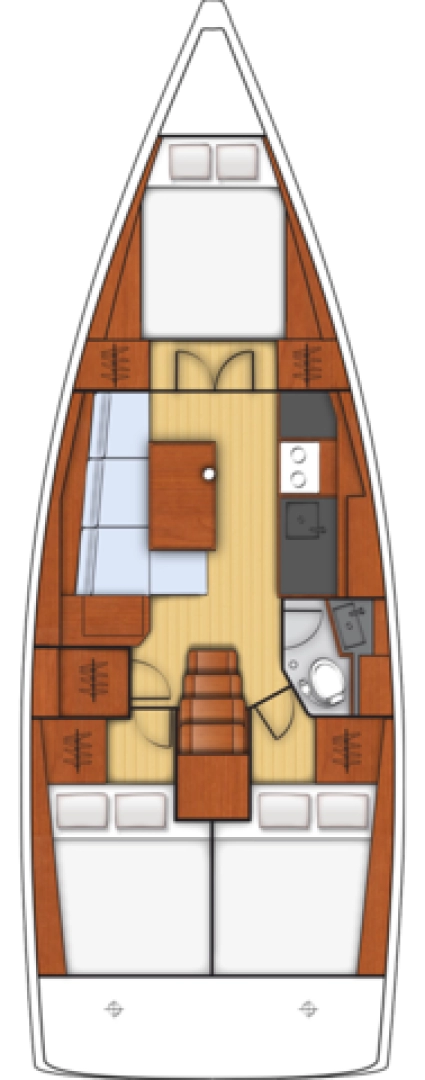 Pronajmout si Bénéteau Oceanis 38 v Fethiye