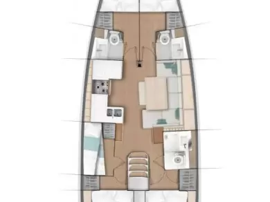 Pronajmout si Jeanneau Sun Odyssey 490 v Sukošan