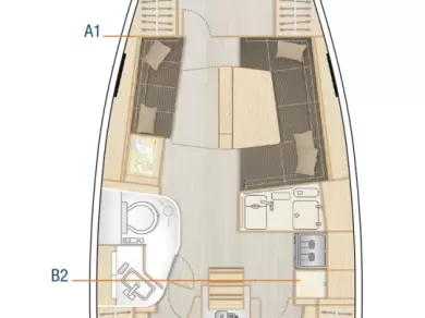 Pronájem jachty v Pula -Hanse Hanse 388 na Samboatu