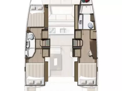 Pronájem lodi Kaštela lákavé ceny Bali Catsmart OW - 3 cab.