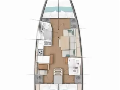 Pronajmout si Jeanneau Sun Odyssey 440 v Gouvia