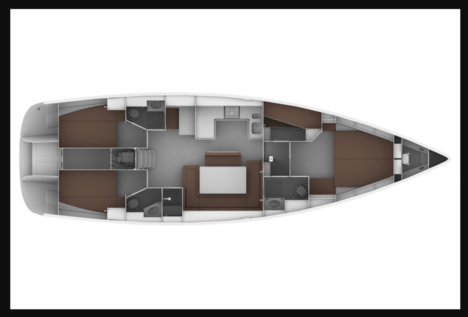 Bavaria Cruiser 50 jednotlivci a charterové společnosti v Rhodos