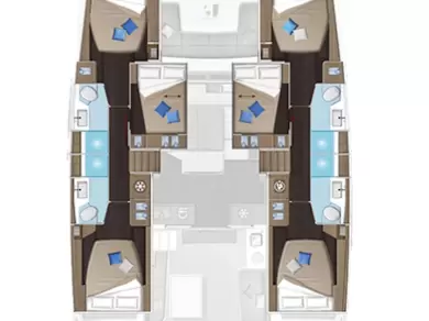 Pronajmout si Lagoon Lagoon 51 v Trogir