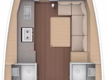 Pronájem lodi Fethiye lákavé ceny Dufour 390