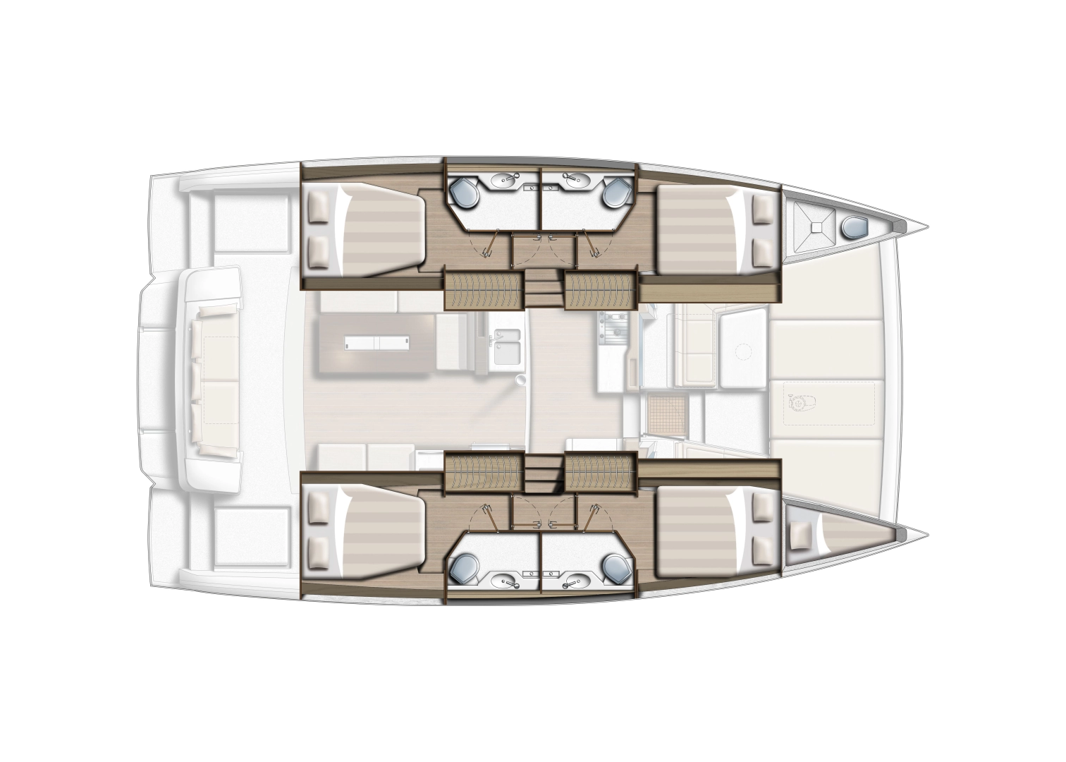 Pronájem jachty v Pirovac -Bali Bali 4.2 na Samboatu