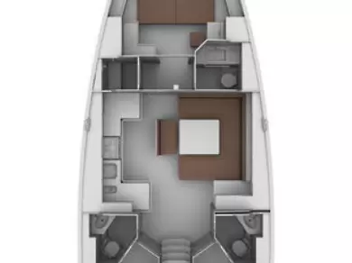 Bavaria Cruiser 45 jednotlivci a charterové společnosti v Lefkáda