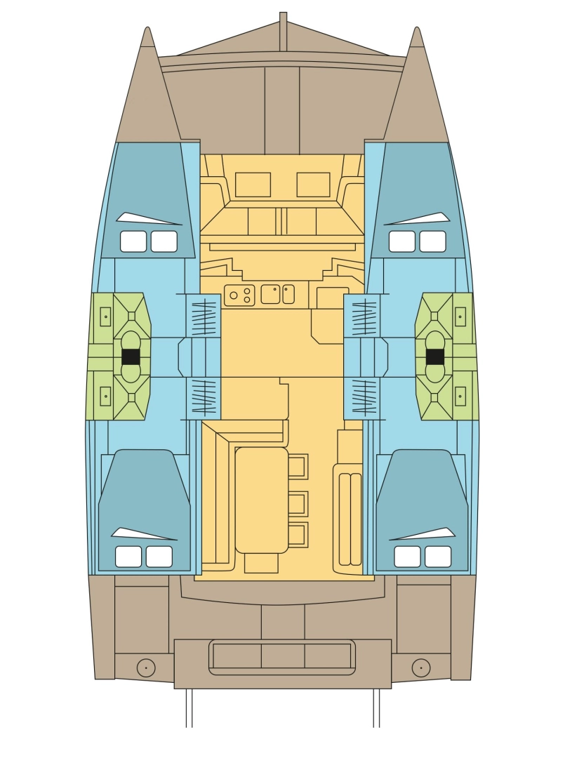 Pronájem lodi Bali Bali 4.1 v Airlie Beach na Samboatu