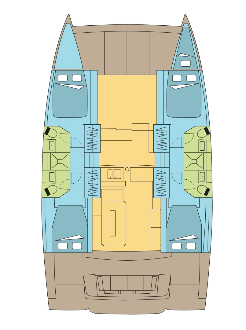 Pronájem Katamarán Bali s licencí