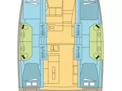 Pronájem jachty v Alimos -Bali Bali 4.2 na Samboatu