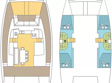 Pronájem Katamarán Bali s licencí