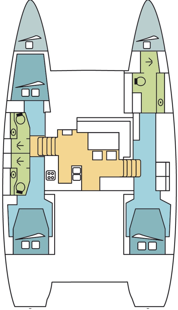 Pronájem lodi Lagoon Lagoon 450 Sport Top v Parham Town na Samboatu