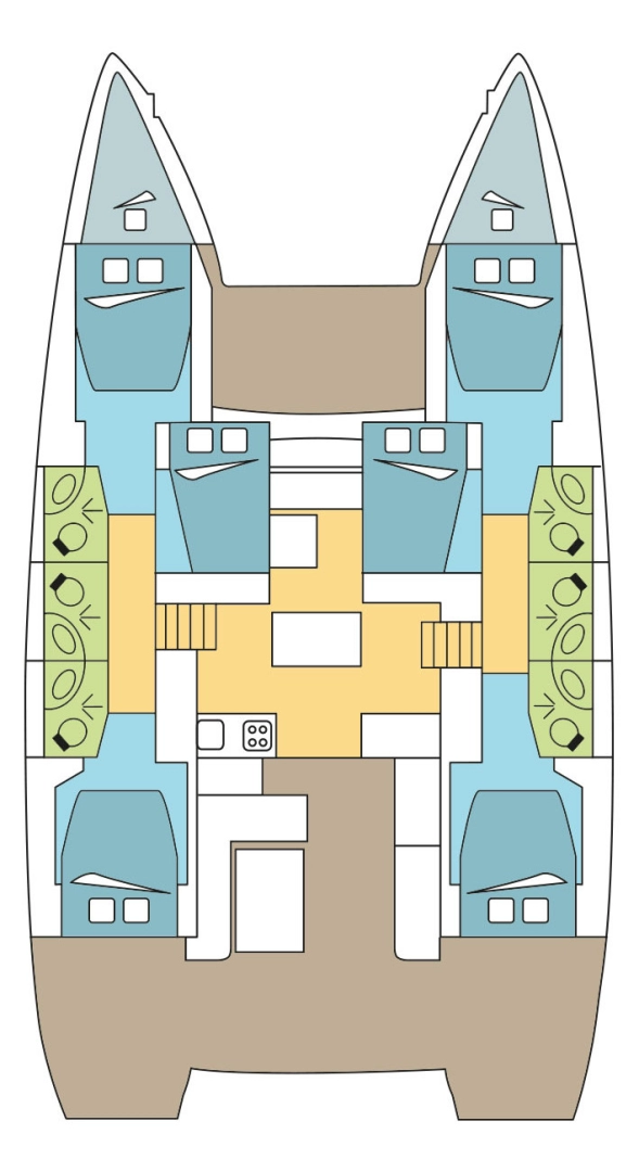 Pronajmout si Lagoon Lagoon 50 v Parham Town