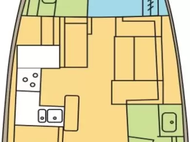 Jeanneau Sun Odyssey 410 jednotlivci a charterové společnosti v Parham Town