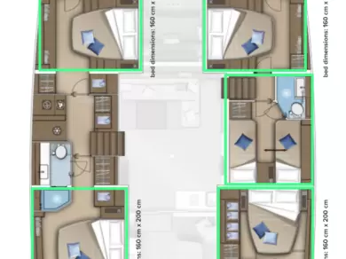 Lagoon Lagoon 55 jednotlivci a charterové společnosti v Kaštela