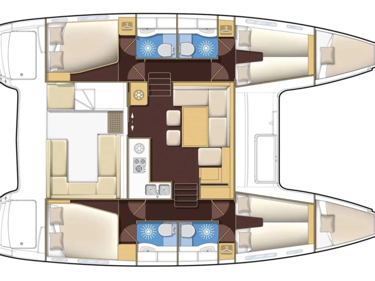 Pronájem lodi Lagoon Lagoon 400 S2 v Alimos na Samboatu