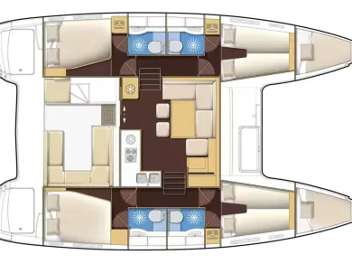 Pronájem lodi Lagoon Lagoon 400 S2 v Alimos na Samboatu