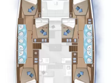 Pronájem lodi Lagoon Lagoon 50 v Alimos na Samboatu