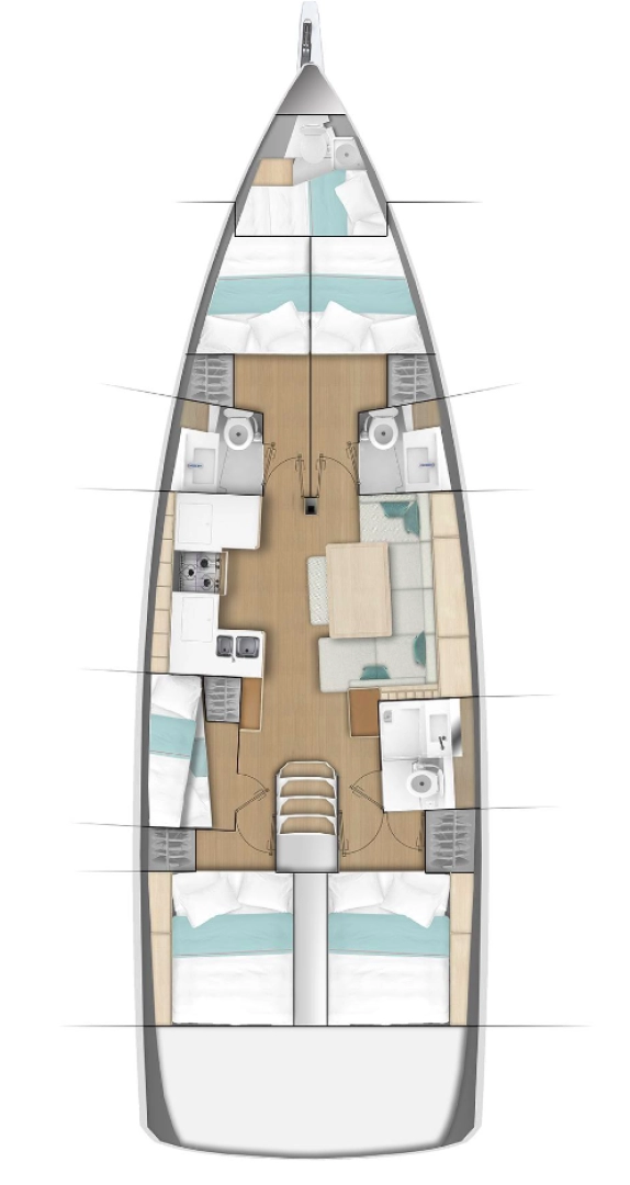Pronájem lodi Jeanneau Sun Odyssey 490 v Alimos na Samboatu