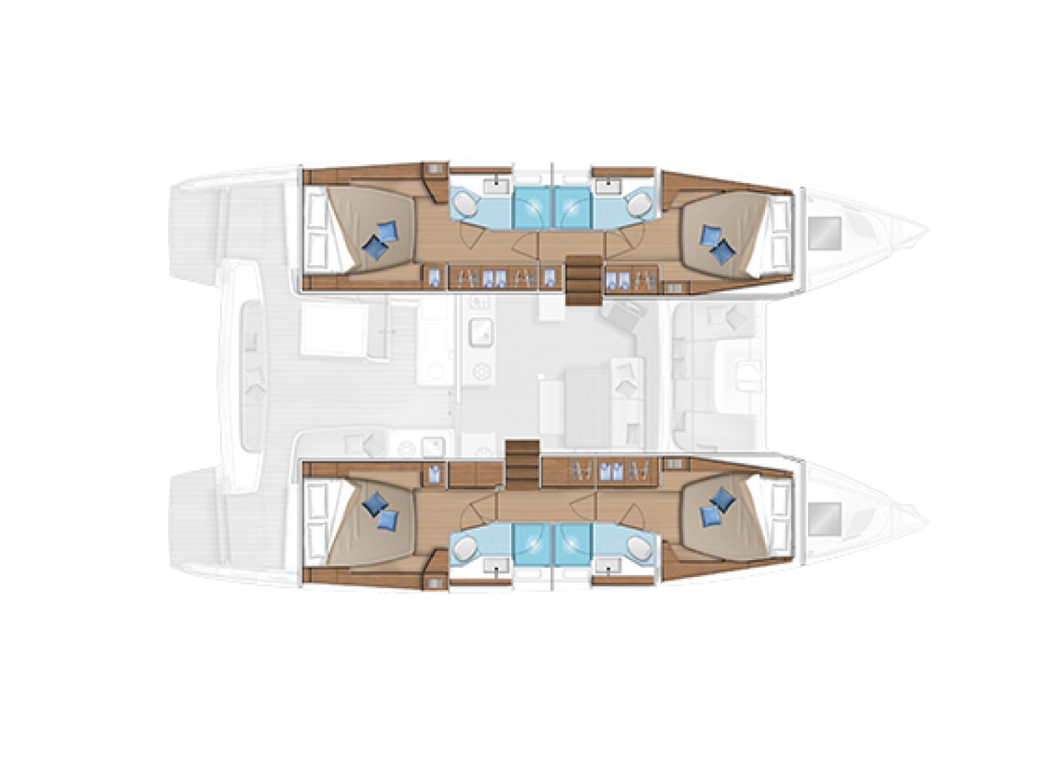 Pronajmout Katamarán se skipperem či ne Lagoon v Alimos