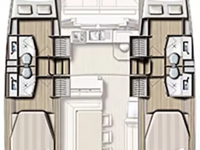Pronájem lodi Bali Bali 4.1 v Capo d'Orlando na Samboatu