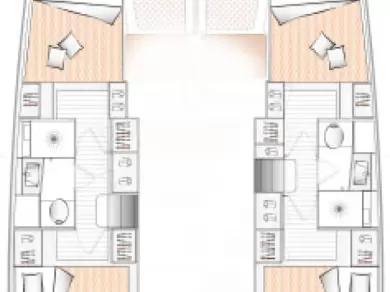 Pronájem Katamarán Excess s licencí