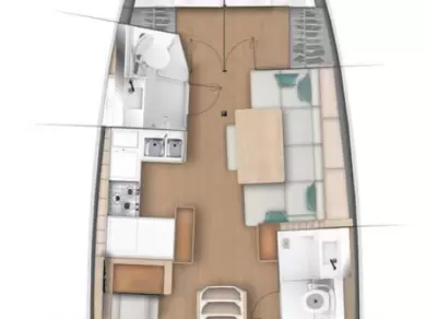 Pronájem Plachetnice v Rhodos -Jeanneau Sun Odyssey 440