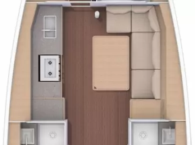 Dufour Dufour 390 GL jednotlivci a charterové společnosti v Rhodos