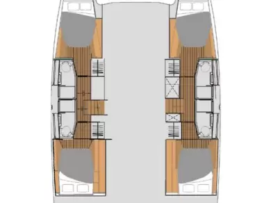 Pronájem Katamarán Fountaine Pajot s licencí
