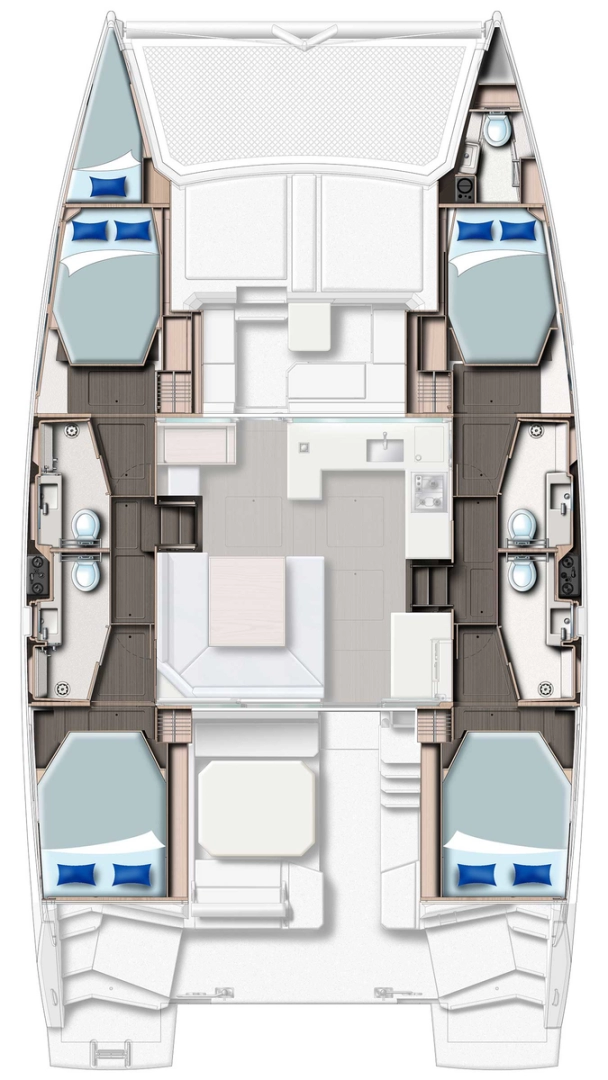 Pronajmout Katamarán se skipperem či ne Leopard Catamarans / Robertson & Caine v Belize City