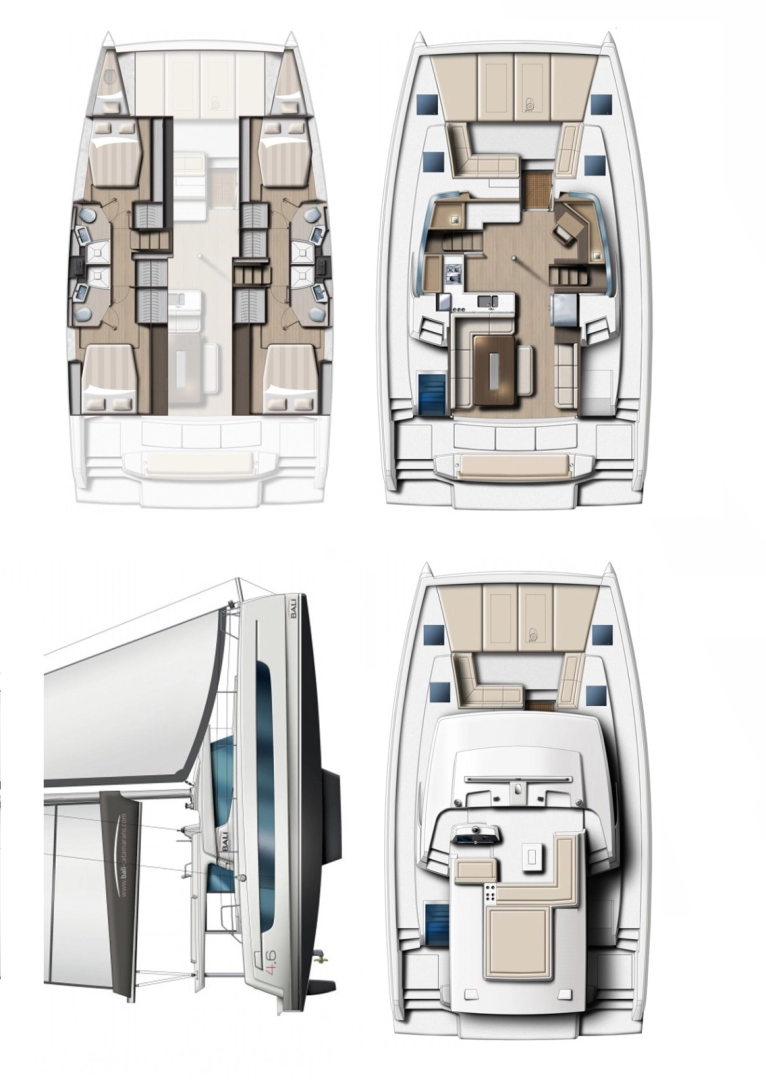 Katamarán k pronájmu v Marmaris za nejlepší cenu