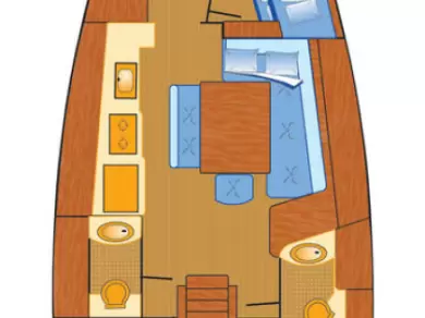 Pronájem lodi Bénéteau Oceanis 43 v Heiligenhafen na Samboatu