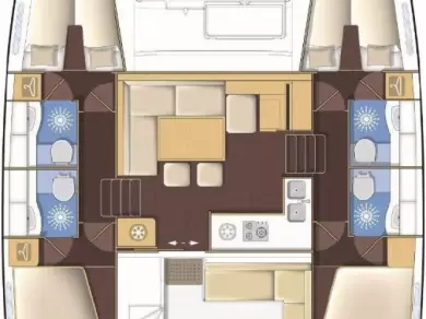 Pronájem lodi Lagoon Lagoon 400 S2 v Lefkáda na Samboatu