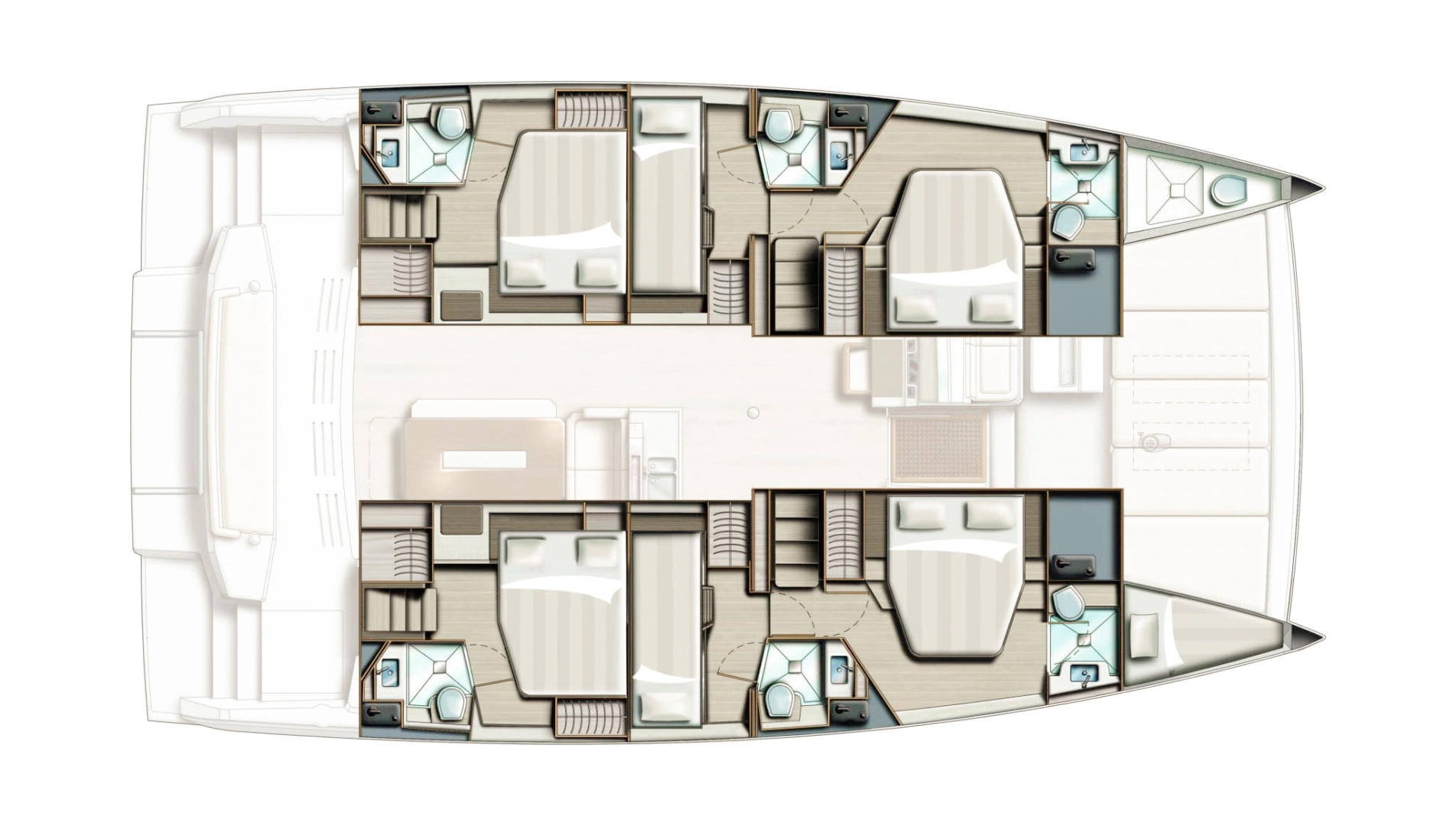 Pronájem Katamarán Bali s licencí