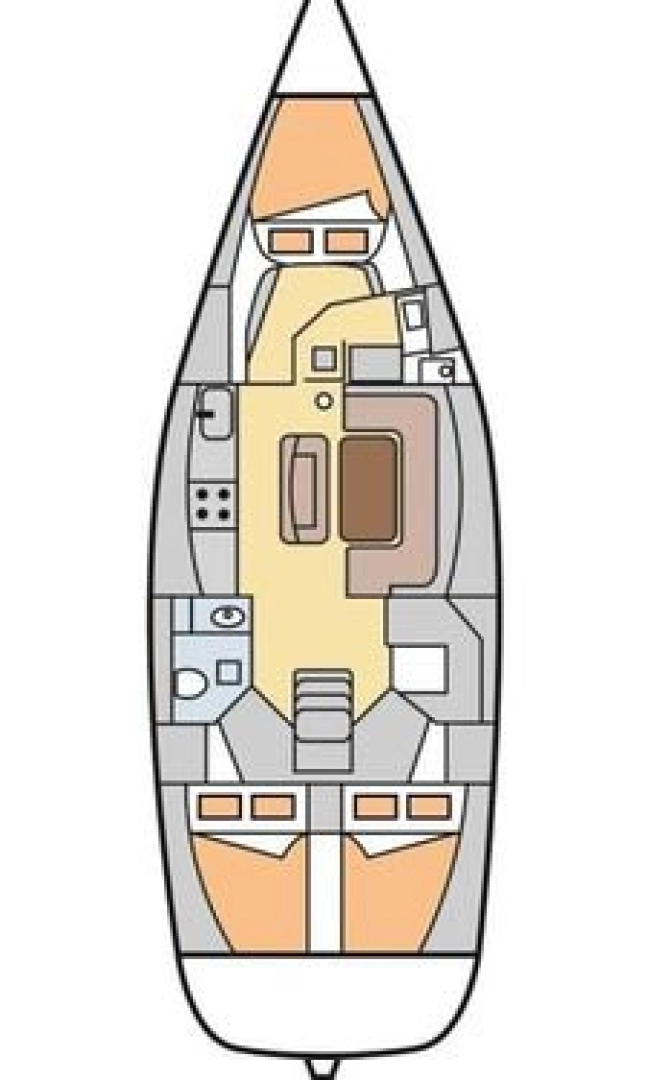 Pronájem Plachetnice v Fethiye -Dufour Dufour 425 Grand Large