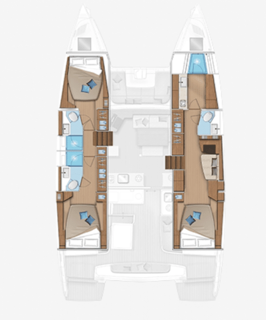 Lagoon Lagoon 46 jednotlivci a charterové společnosti v Road Town