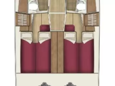 Pronájem lodi Sas Vektor ADRIANA 44 v Biograd Na Moru na Samboatu