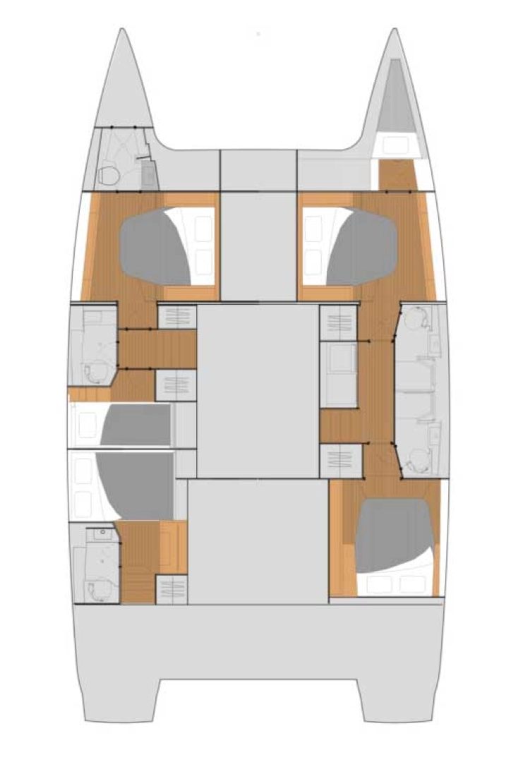 Pronájem lodi Fountaine Pajot Tanna 47 v Biograd Na Moru na Samboatu