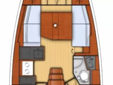 Pronájem Plachetnice v Biograd Na Moru -Bénéteau Oceanis 38.1