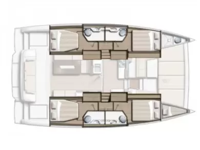 Pronájem lodi Bali Bali 4.2 v Biograd Na Moru na Samboatu