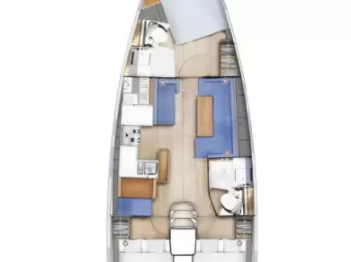 Pronájem lodi Jeanneau Sun Odyssey 410 v Lavrio na Samboatu