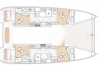 Pronájem Katamarán Excess s licencí